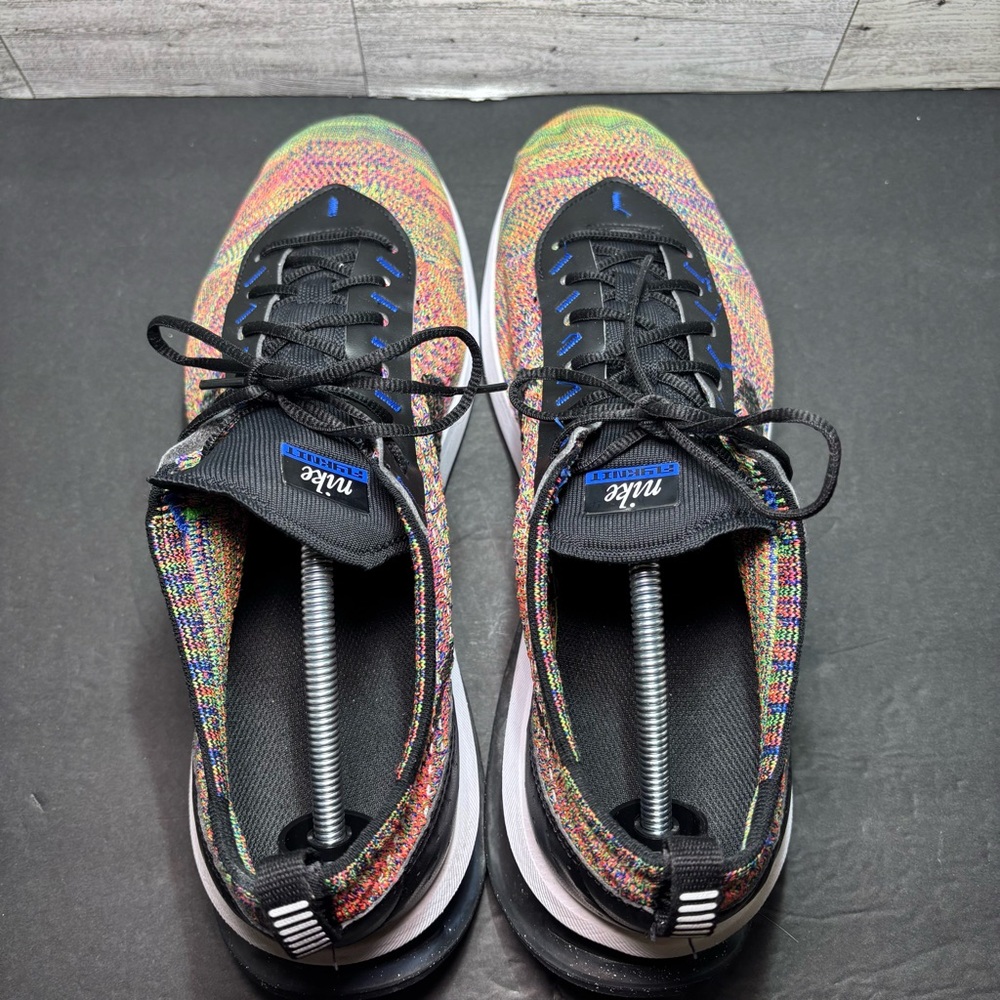 Nike Men's Air Max Flyknit Racer Multicolor Shoes Sneakers Trainers (FD2765-900) - Picture 5 of 13